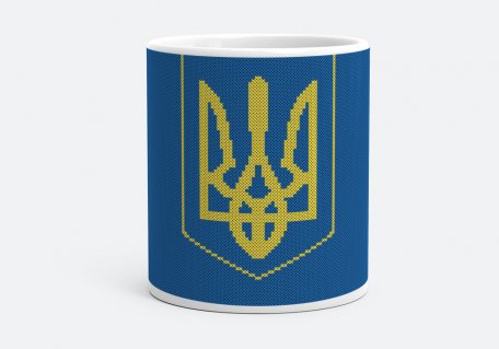 Чашка Герб України. Вишивка
