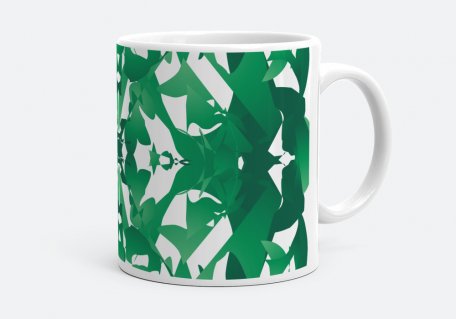 Чашка Зелений калейдоскоп