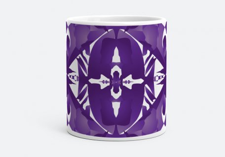 Чашка Фіолетовий візерунок