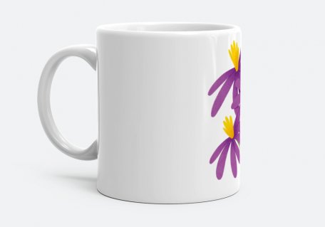 Чашка Фіолетова квітка Солонечник крапчатий