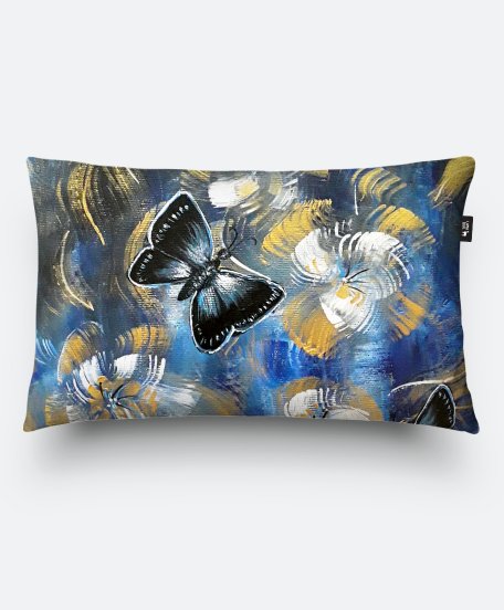 Подушка прямокутна Метелики 