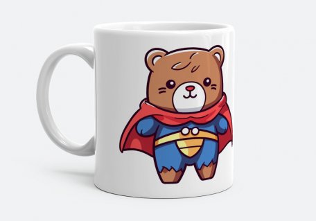 Чашка Супер-ведмедик