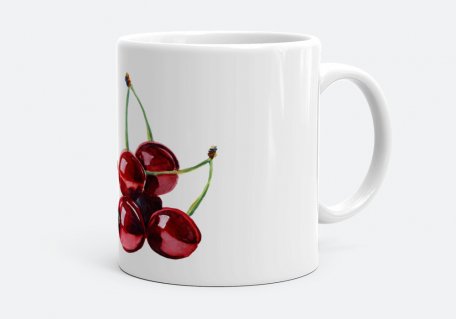 Чашка Watercolour cherries