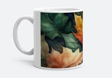 Чашка осіннє листя