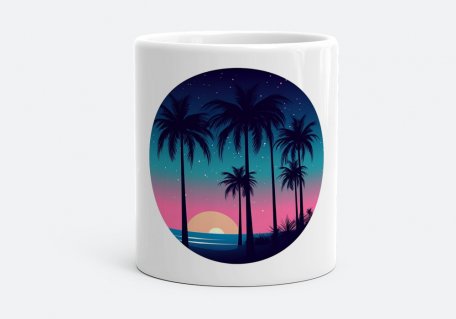Чашка Пальмовий пляж - Зоряна ніч