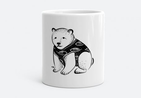 Чашка Белый Медвежонок