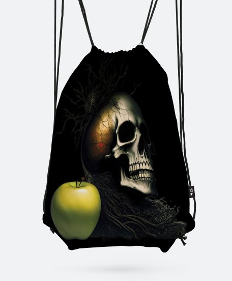 Рюкзак Череп і яблуко