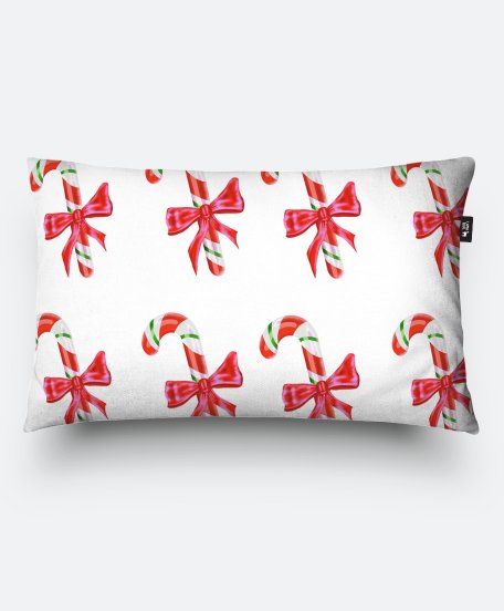 Подушка прямокутна Різдвяна цукерка