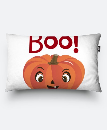 Подушка прямокутна Boo Pumpkin