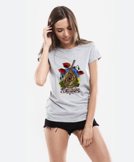 Жіноча футболка Бандура Ukraine bandura