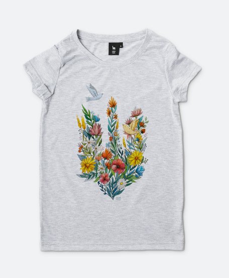 Жіноча футболка Тризуб. Наша весна