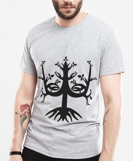Чоловіча футболка Герб Тризуб Дерево Життя 