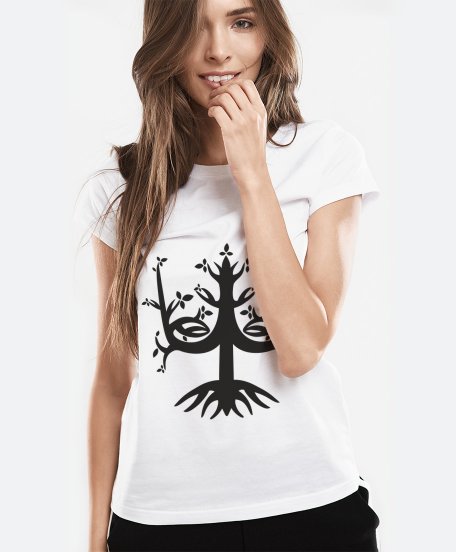 Жіноча футболка Герб Тризуб Дерево Життя 