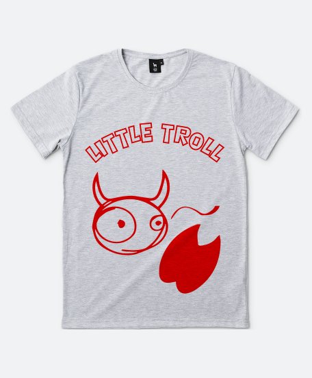Чоловіча футболка Red Little Troll