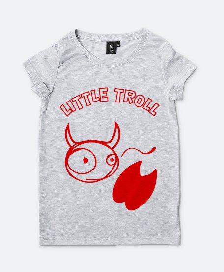 Жіноча футболка Red Little Troll