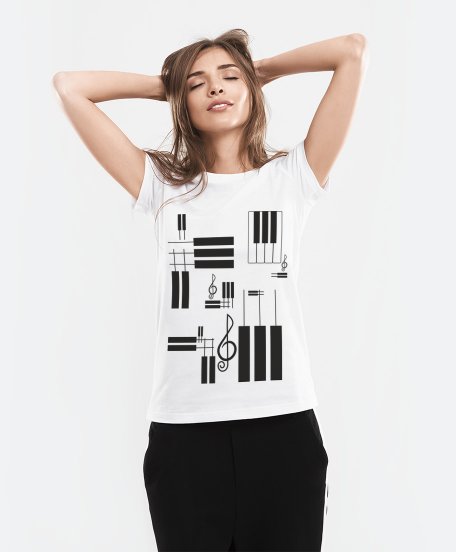 Жіноча футболка Pianomania