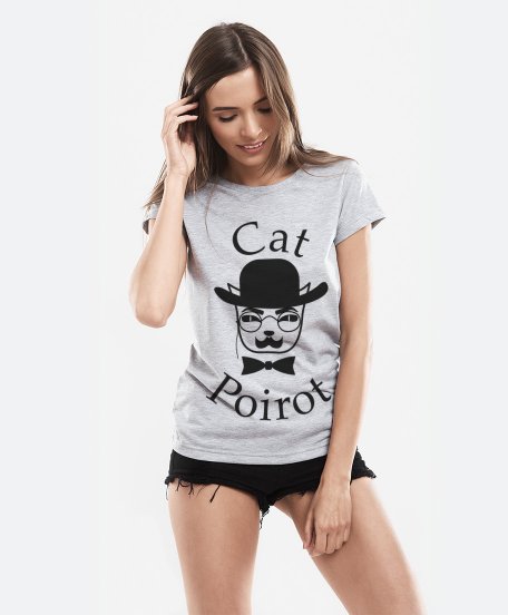 Жіноча футболка Кіт Пуаро