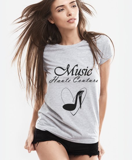 Жіноча футболка Музика от-кутюр
