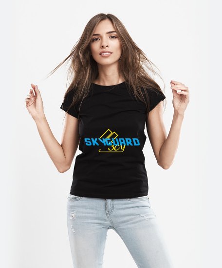 Жіноча футболка SKYGUARD Протиповітряні Збройні Сили України  Вартові неба