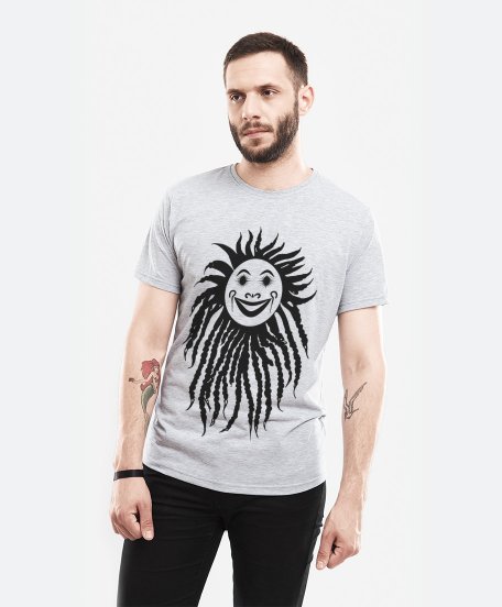 Чоловіча футболка Сонце з дредами