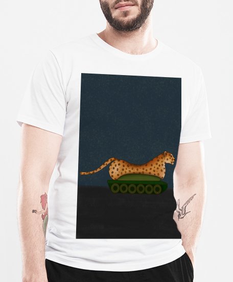 Чоловіча футболка Леопард