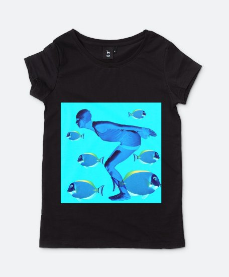 Жіноча футболка рибки