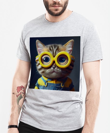 Чоловіча футболка Кіт Міньйон