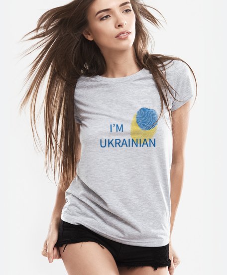 Жіноча футболка I'm Ukrainian
