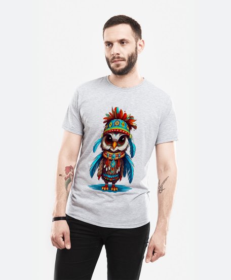 Чоловіча футболка Сова - Тотем Мудрості