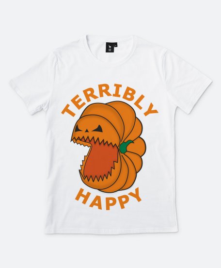 Чоловіча футболка Страшно Щасливий! (Terribly Happy)