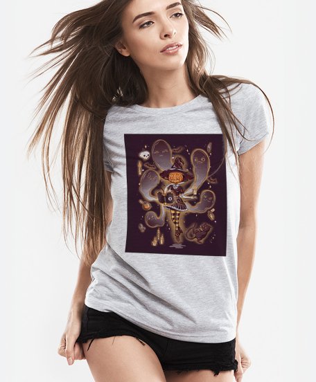Жіноча футболка Моторошна магія 2