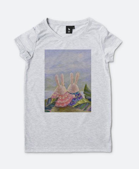 Жіноча футболка Друзі Кролики