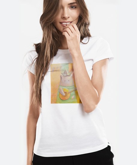 Жіноча футболка Пухнастик. Пісня Венеції
