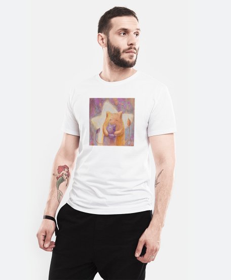Чоловіча футболка Пухнастики та внутрішня Зірка 