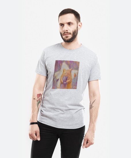 Чоловіча футболка Пухнастики та внутрішня Зірка 