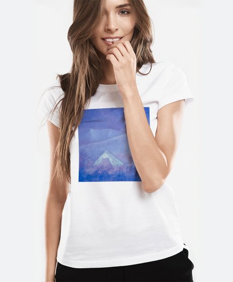 Жіноча футболка Пухнастики. Зоряне небо
