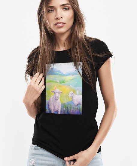 Жіноча футболка Нова Зеландія. Вітер серед гір