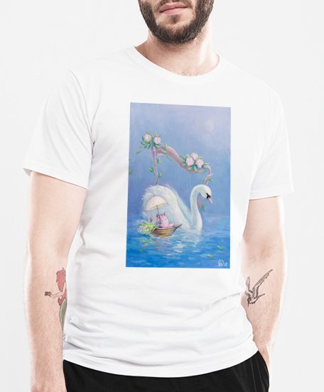 Чоловіча футболка Пухнастик. Музика озер