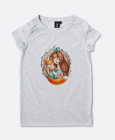 Жіноча футболка Лісові друзі
