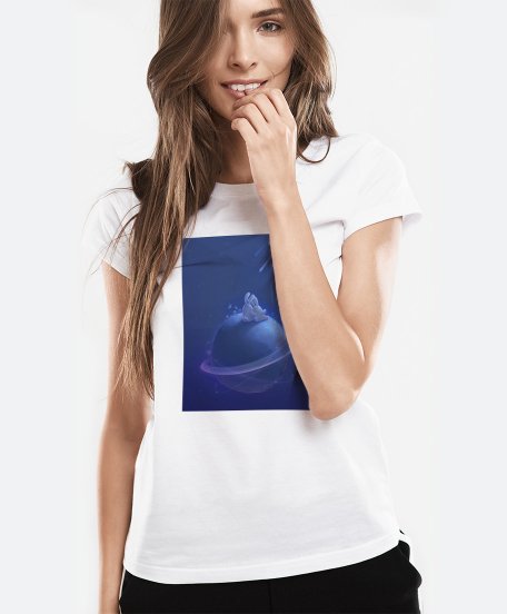 Жіноча футболка Космічні кролики