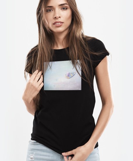 Жіноча футболка Пухнастик та човники