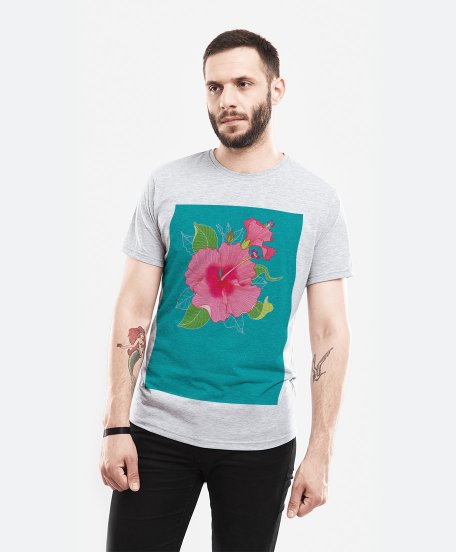 Чоловіча футболка Квіти гібіскусу