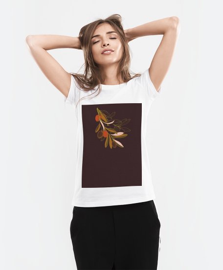 Жіноча футболка Гілка оліви