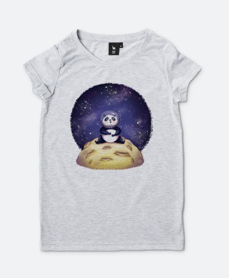 Жіноча футболка Панда на місяці