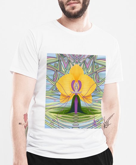 Чоловіча футболка Орхідея