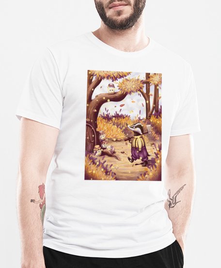 Чоловіча футболка Борсук лісничий