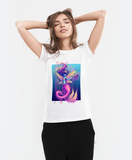 Жіноча футболка Русалонька фея