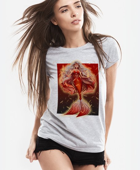 Жіноча футболка Русалонька лиходійка