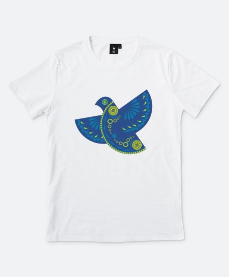 Чоловіча футболка Вільний птах (синій)