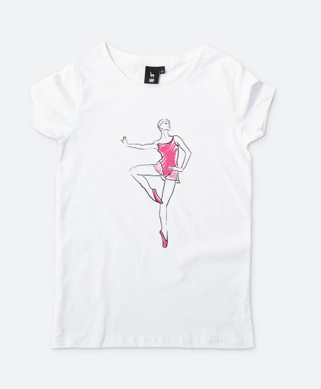 Жіноча футболка Балерина
